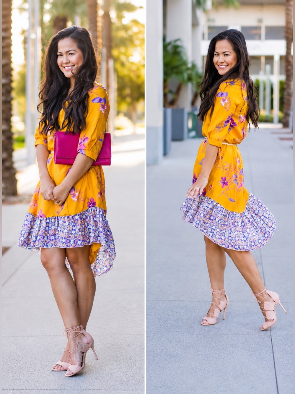 Anthropologie Vanessa Virginia Rainforest Dress Silk Floral  S